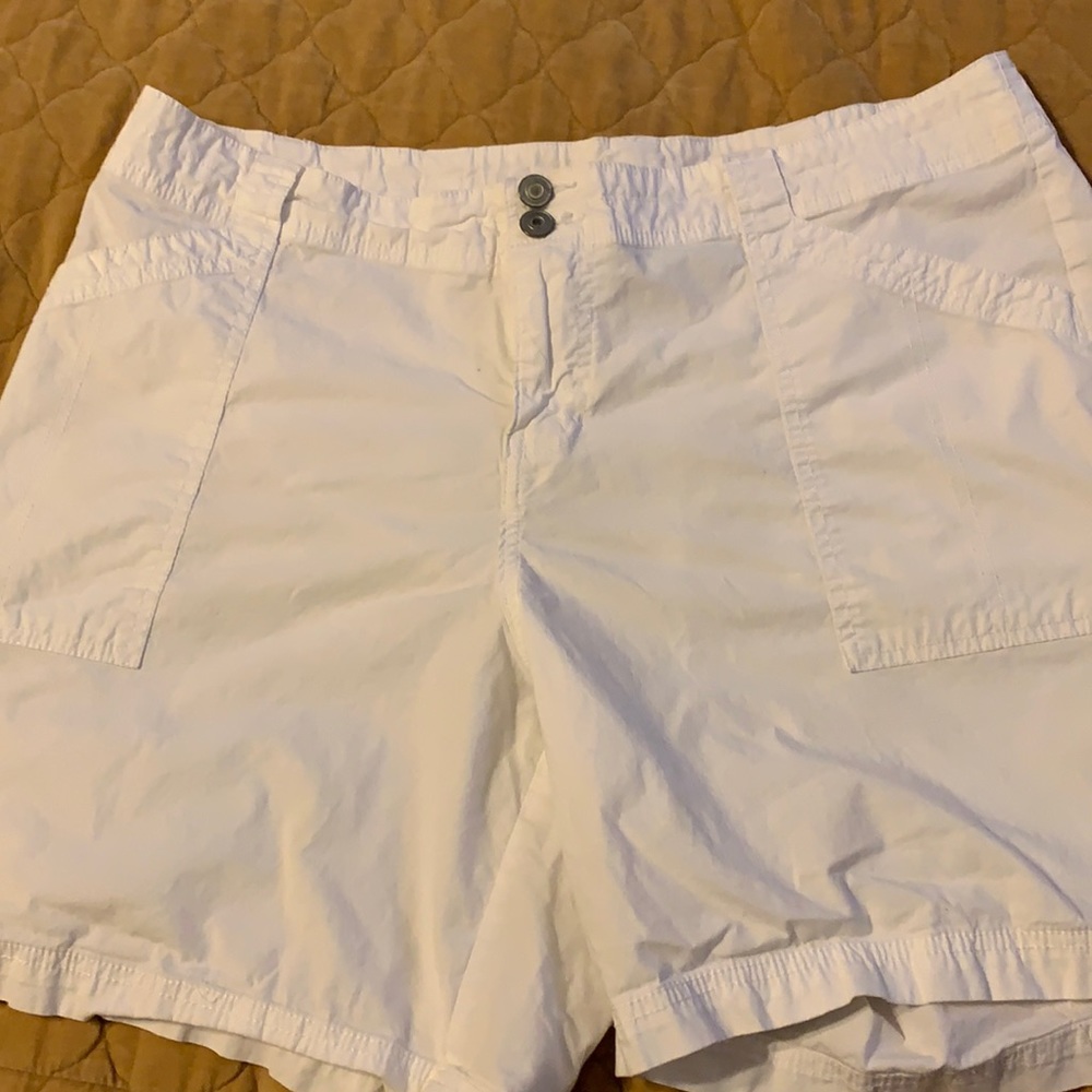 Lane Bryant white shorts